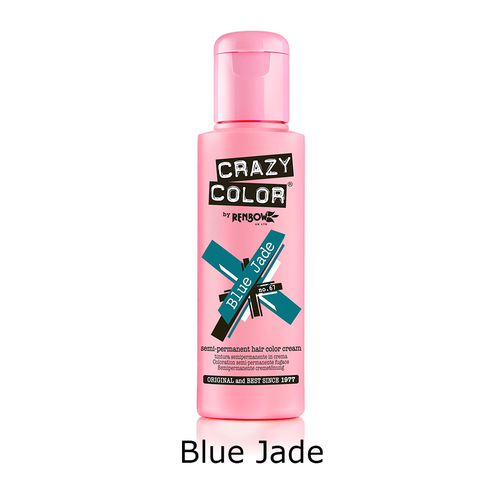 Crazy Color - Blue Jade Semi permanente haarverf - Blauw